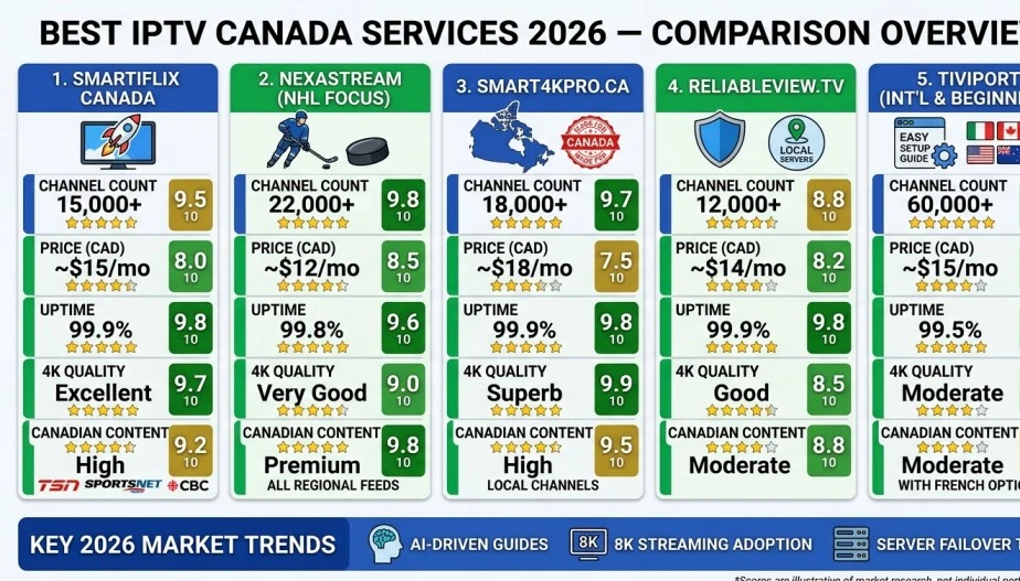 Best IPTV Service in Canada