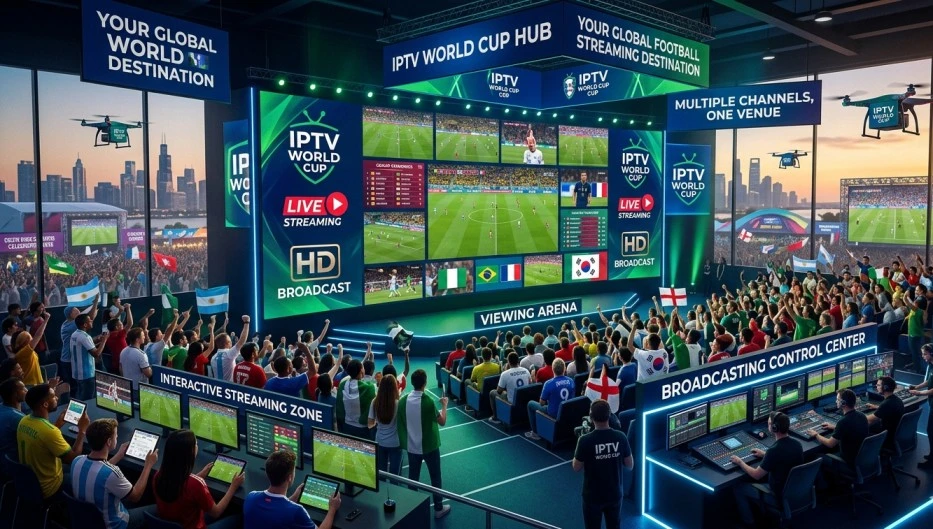 a family watching world cup 2026